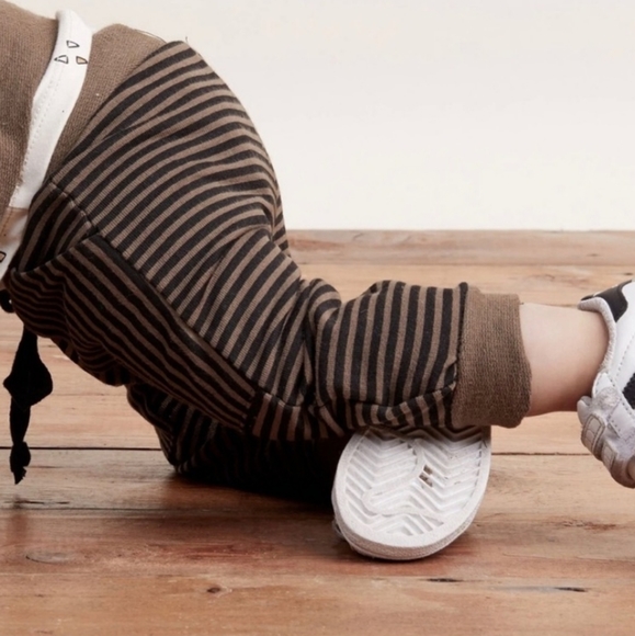 Lil Lemons For the Love of Lemons Hunter Striped Hoodie and Joggers 9-12 Mo - Picture 2 of 9